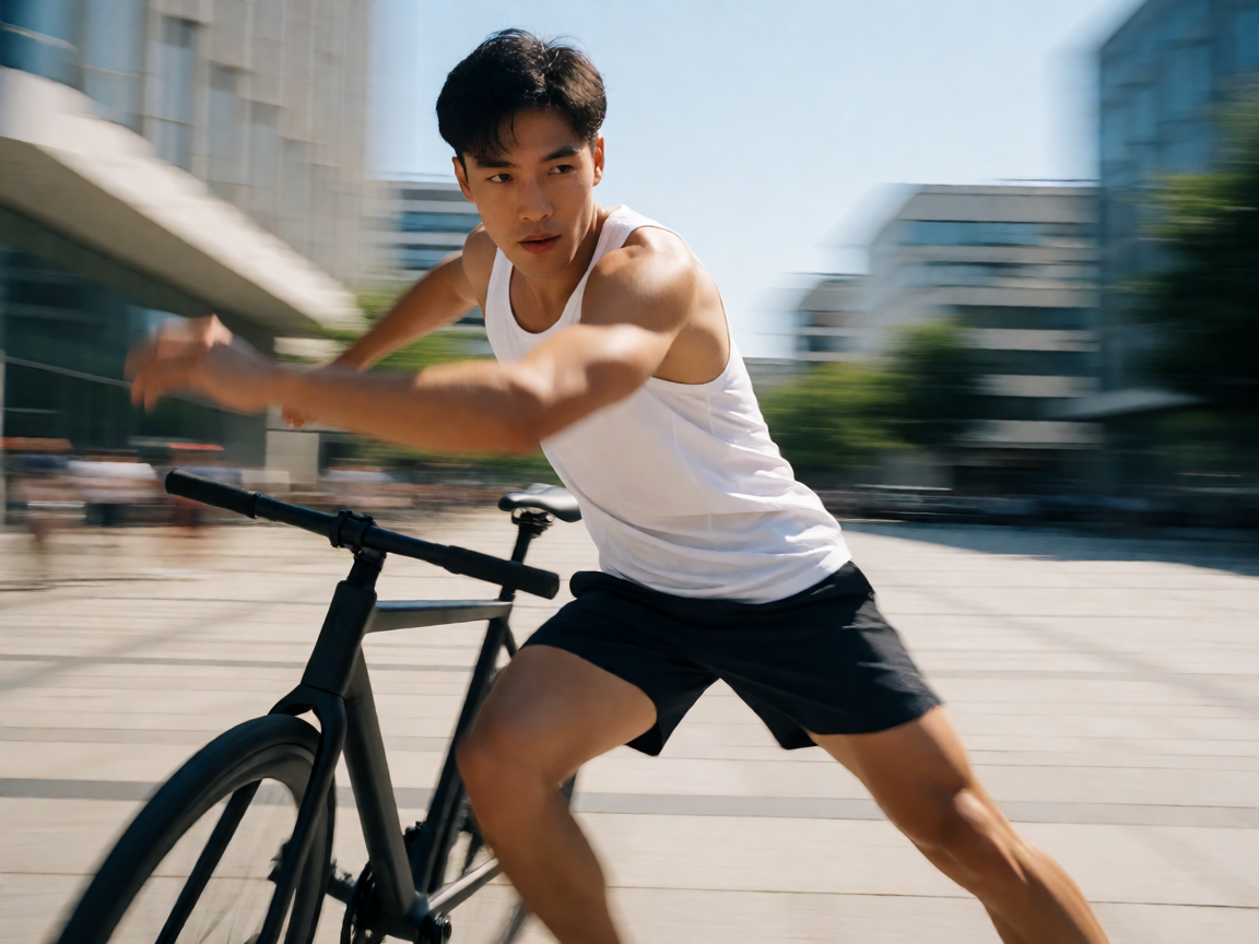 骑乘反差夏季总决赛精彩瞬间：选手完成高速骑行到街舞的流畅转换